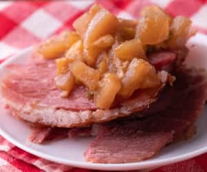 Spicy Apple-Peach Chutney