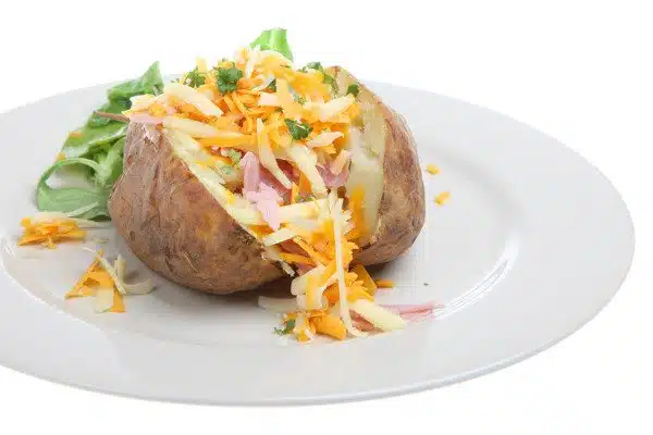 Country Ham Twice Baked Potatoes Recipe image Country Ham Twice Baked Potatoes Recipe image