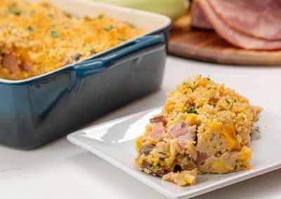 Creamy Ham and Broccoli Casserole